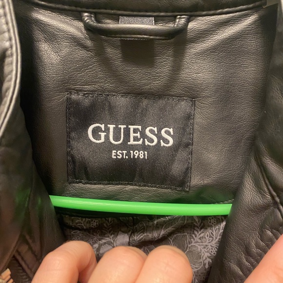 Guess Faux Leather Jacket - Picture 3 of 8
